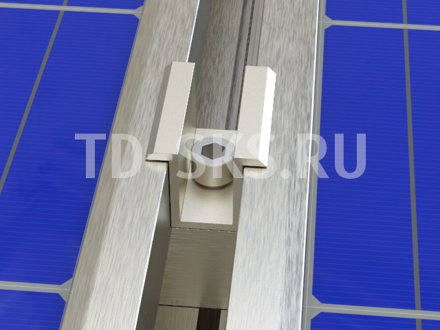 Зажимы для солнечных панелей DAARTS монтаж